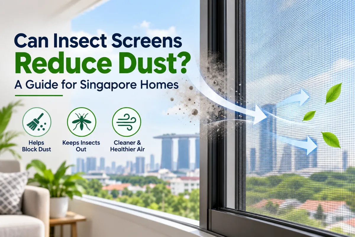 Can Insect Screens Reduce Dust? A Guide for Singapore Homes