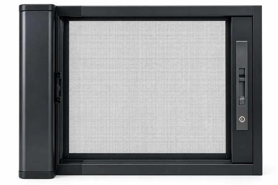Bumblescreen retractable roller mesh screen