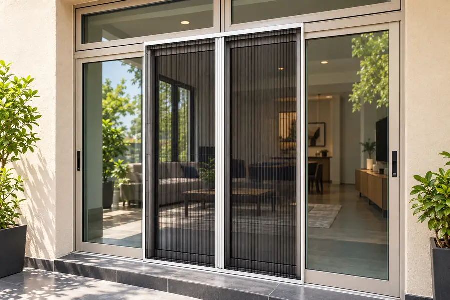 Pleated Insect Screen Door at 11 Mount Sinai